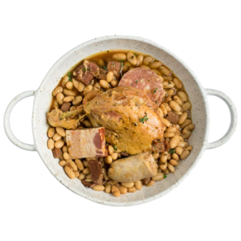 Cassoulet Toulousain (Bean steww/ Duck Leg Confit and Sausages)